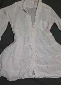 White Button-Down Shirt