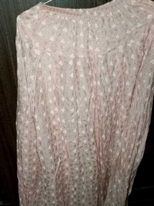 peach ethnic skirt