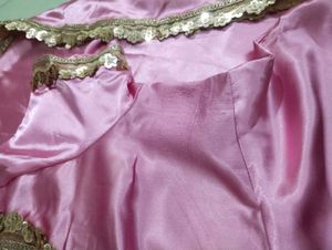 Baby Pink Satin Gown
