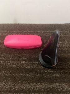 Pink Eyeglass Case &amp; Holder