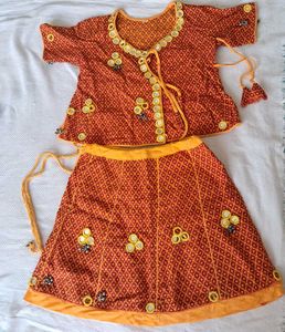Ethnic Girls Lehenga Choli Set