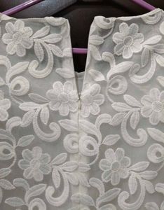 White Floral Lace Dress