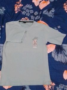 Backprint Offshoulder Tshirt