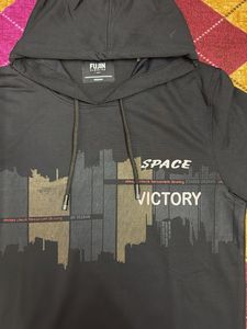 Space Victory Black Hoodie
