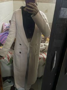 Elegant Light Pink Trench Coat