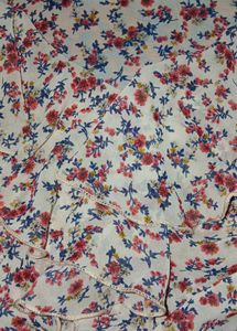 Floral Print Tunic Top
