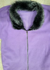 Woolen Sweater Jacket.