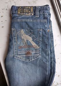 Funky Over Size Jeans For Men, 32 Size,