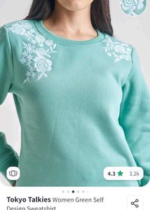 Mint Green Embroidered Top