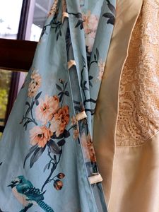 Beautiful Sea Green Night Dress