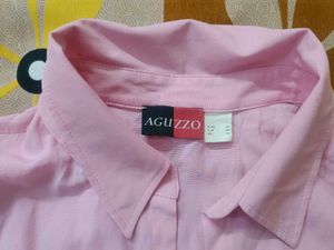Pink Long Sleeve Button Down