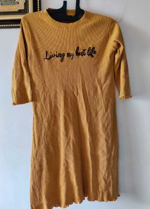 long one piece tshirt for slim look
