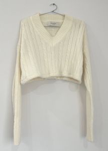 Cream Cable Knit Sweater