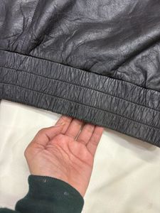 Leather Bomber Jacket
