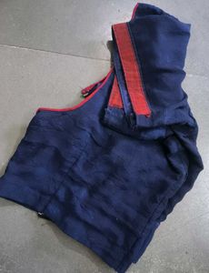 Blue Colourful Saree 💙