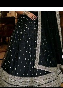 Fixed Price Semi Stitched Embroidered Lehenga Chol