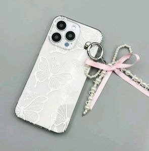 Butterfly iPhone 8 Case w/ Pearl Charm
