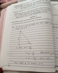 CBSE Class 10 Maths Sample Question 15  Papers