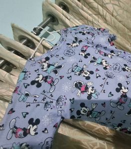 Mickey Mouse Graphic Oversized Crop Top