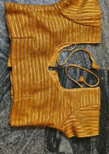 Gold Blouse And Green Blous