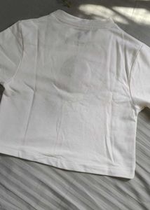 Cute Ghost Graphic Crop Tee