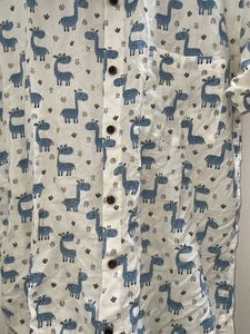 Funky Giraffe Print Shirt