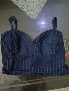 Striped Bralette Crop Top