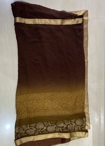 Elegant Brown Saree