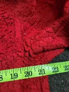 Red Fleece Pullover