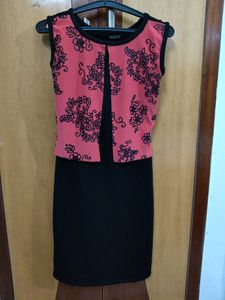 Bodycon Mini Black Partywear Dress