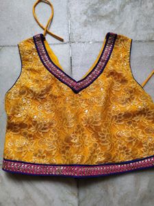 Yellow Lehenga For Girls