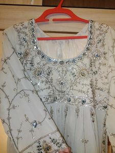 Pakistani style Long kurti sharara