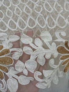 White Cotton Thread Work Net