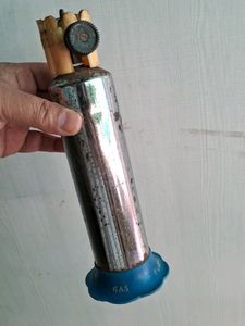 Vintage Metal Cylinder