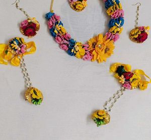Haldi+Mehndi Jewellery Set