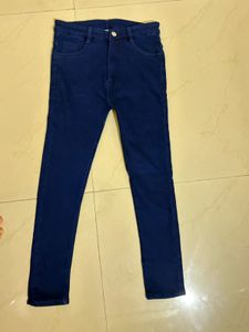 Dark Wash High-Waisted Skinny Jeans