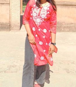 Chikankari Kurta With Pant