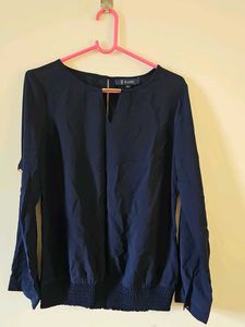 Elegant Navy Blouse