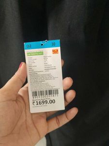 Black Mid Waist Trousers
