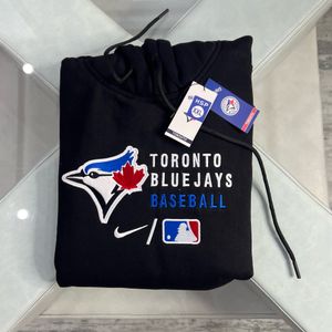 NIKE BLACK BLUE JAYS HOODIE XXXL 3XL