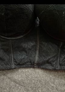 Black Lace Corset Bralette
