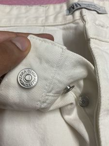 Zara Man Original Shorts White