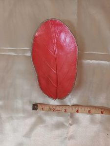 Pink Leaf Trinket Dish