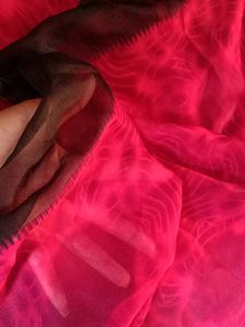 Magenta Rose Pink Dress Material With Dupatta