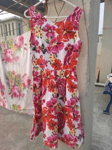 Floral Women Midi Dress