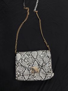 Mango Snake Print Bag