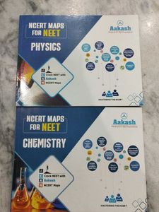 Latest 2025 Edition Aakash NCERT Maps Phys/Chem
