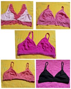 Combo Of 5 Bra ,Mix Sizes