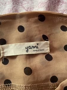Beige Polca Dot Summer Blazer