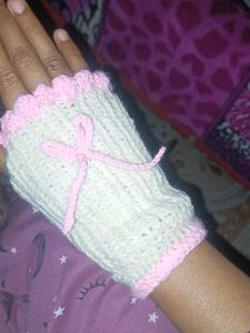 Handmade Crochet Wrist Warmers, cute hand gloves🧤